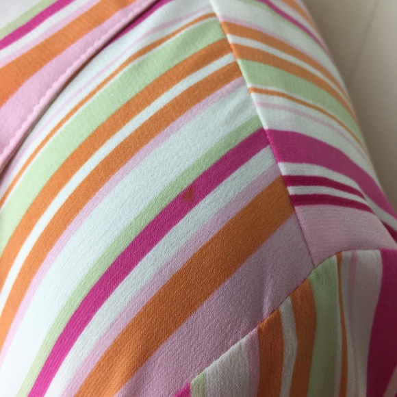 Vintage Robert Louis Fruity Stripes Button Up - Picture 5 of 8